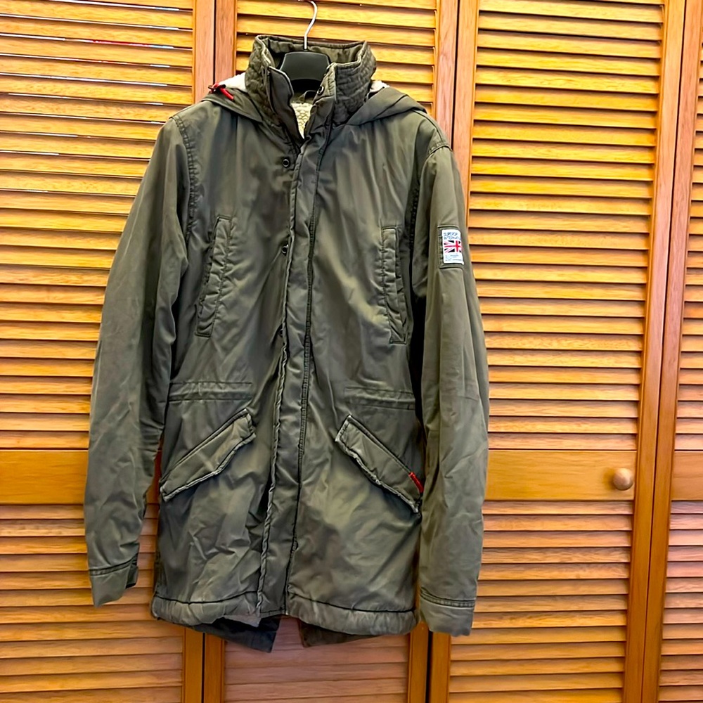 Superdry original Rookie Men’s Parka jacket.
